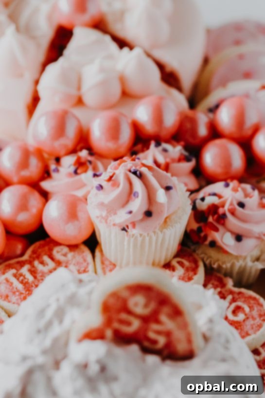 No Bake Strawberry Cake Batter Dip 5 Strawberry Cake Mix Dip is an easy, 3-ingredient dessert perfect for Valentine's Day, baby showers, and any festive occasion. The vibrant pink dip is served with various sweet dippers.
