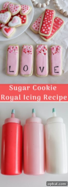 Smooth Royal Icing for Beautiful Sugar Cookies 10 Beautifully decorated cut-out cookies for every celebration, Valentine's day, and holiday are totally attainable at home with this easy sugar cookie royal icing recipe and a few instructions, tips & tricks to give you the confidence you need to try this technique yourself!