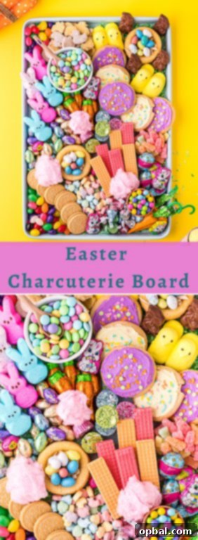 Easter Bloom Board 14 A gorgeous DIY Easter Charcuterie Board full of colorful snacks and treats, presented as a simple pre-dinner grazing option instead of heavy appetizers.