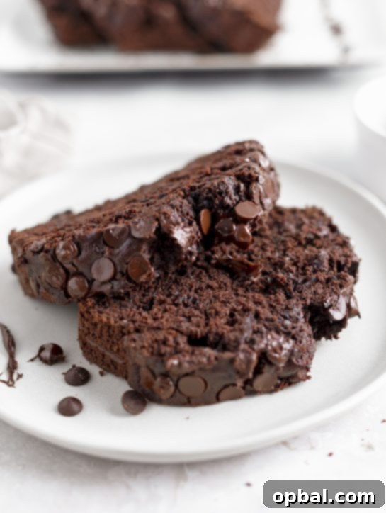 Velvet Chocolate Zucchini Bread 4 Moist and fudgy Chocolate Zucchini Bread recipe is filled with shredded zucchini and no one will be any the wiser since it tastes just like chocolate cake. It’s super delicious and secretly healthy with hidden veggies.