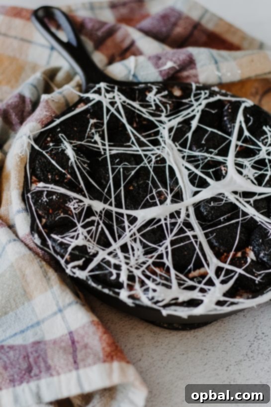 Spooky Spiderweb Smores Dip 7 Creepy Spiderweb S'mores Dip recipe needs only a few ingredients, takes minutes to make, and is a super-fun Halloween party food idea! Creamy melted white chocolate topped with toasted marshmallows served with graham crackers, cookies, pretzels or fruit for dipping.