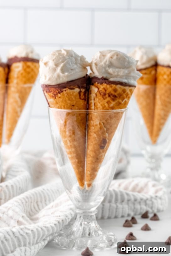 Cannoli Crunch Ice Cream Cones 2 Ice Cream Cannoli Cones recipe is an adorable twist on the classic Italian dessert recipe! The cannoli cream is super easy to make with just 5 ingredients!