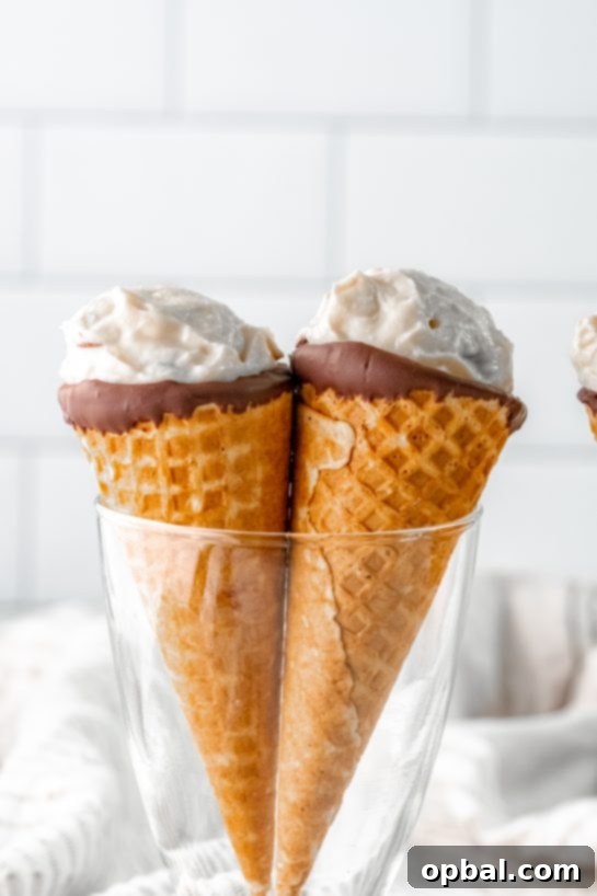Cannoli Crunch Ice Cream Cones 10 Easy Ice Cream Cannoli Cones recipe is a cute twist on the classic Italian dessert recipe! The cannoli cream is super easy to make with just 5 ingredients!