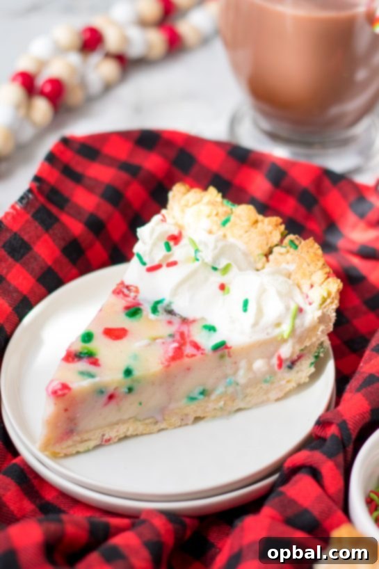 Velvet Sugar Pie 11 A festive Christmas Sugar Cream Pie, easy to prepare, featuring a silky filling and a no-roll crust for busy holiday bakers.