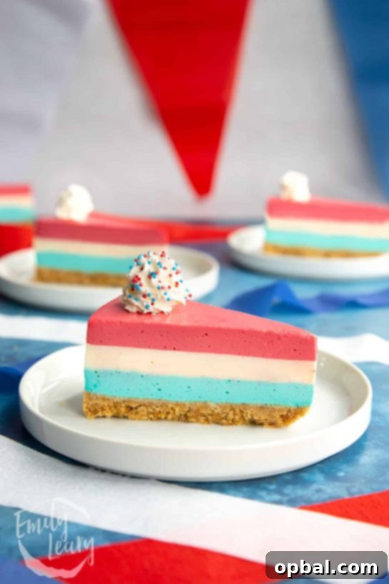 22 Firecracker Flavors for the Fourth 12 Colorful and festive Red, White and Blue Cheesecake recipe, a layered treat that's not too complicated to make for the 4th of July.