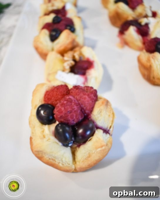 22 Firecracker Flavors for the Fourth 22 Mixed Berry Tarts recipe for the 4th of July, perfect with a dollop of whipped cream for a delicious sweet treat to serve friends and family.