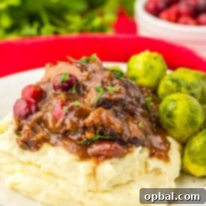 Cranberry Braised Slow Cooker Beef 10 Crock Pot Cranberry Roast Beef is one of those easy, perfect slow cooker recipes to make for the holidays. Just a few ingredients are all you need to create this flavorful roast beef perfect for those chilly nights. Onion soup mix and cranberry sauce come together to make a delicious gravy!