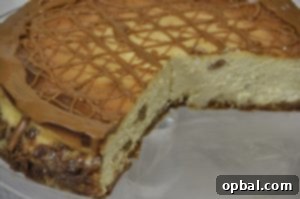 Beautifully sliced gingerbread cheesecake with Biscoff drizzle