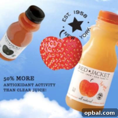 Red Jacket Orchards Juice Bottles in a Crate