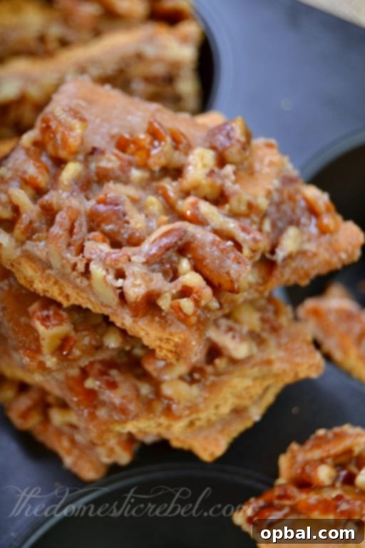 Thanksgiving Feast Planning Guide 8 Pecan Pie Bark (The Domestic Rebel