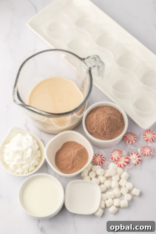 Hot Chocolate Pudding Shooters 3 Ingredients for Peppermint Hot Chocolate Pudding Shots