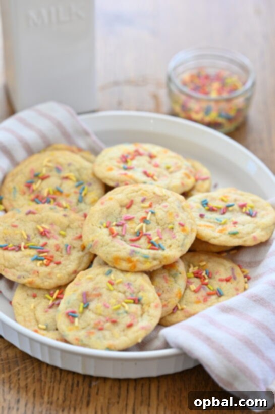 Soft and buttery sprinkle sugar cookies, perfect for Valentine's Day or any special occasion. Easy, colorful, and utterly irresistible.