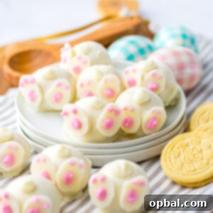 Lemon Pompom Truffles 12 Photo of the finished Bunny Butt Lemon Truffles perfect no‑bake dessert for Easter holiday parties.