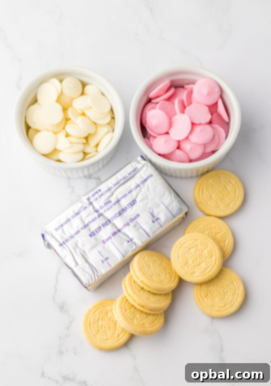 Lemon Pompom Truffles 3 Ingredients needed to make the bunny butt lemon truffles recipe for Easter.